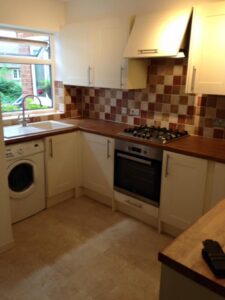 New kitchen installed in a residential property by Portsmouth Kitchen Fitters