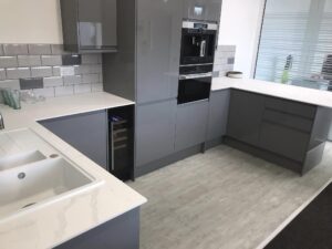 New kitchen installed in a residential property by Portsmouth Kitchen Fitters