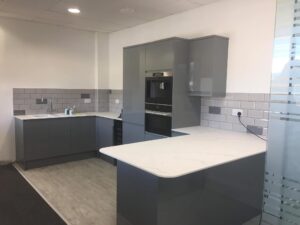 New kitchen installed in a residential property by Portsmouth Kitchen Fitters