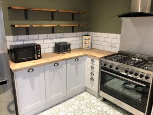 New kitchen installed in a residential property by Portsmouth Kitchen Fitters