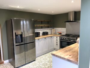 New kitchen installed in a residential property by Portsmouth Kitchen Fitters