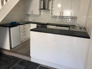 New kitchen installed in a residential property by Portsmouth Kitchen Fitters