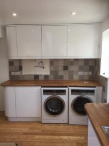 New kitchen installed in a residential property by Portsmouth Kitchen Fitters