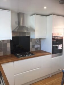 New kitchen installed in a residential property by Portsmouth Kitchen Fitters